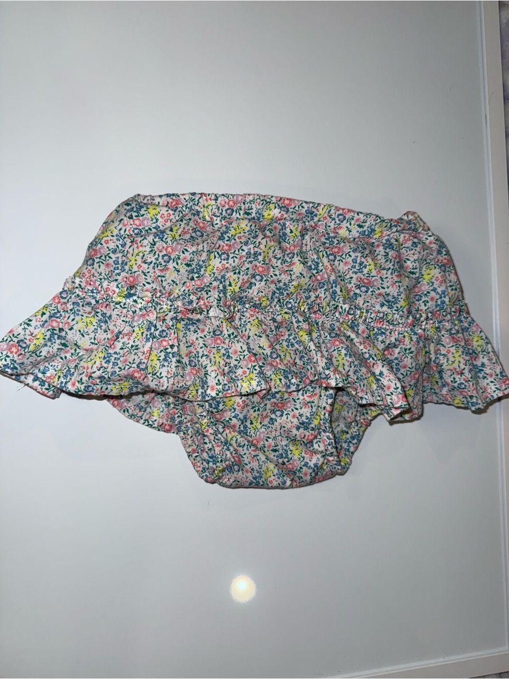Floral Ruffle Baby Bloomers - Pink Multi